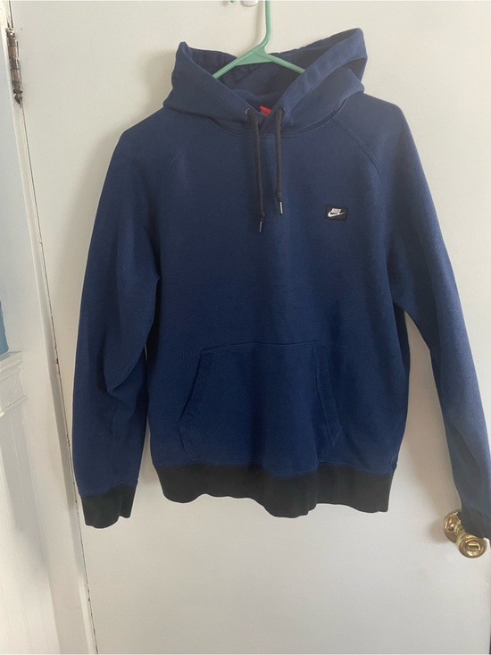 Nike Other - Men’s Nike Navy and Black Hooded Pullover Sweatshirt size medium
